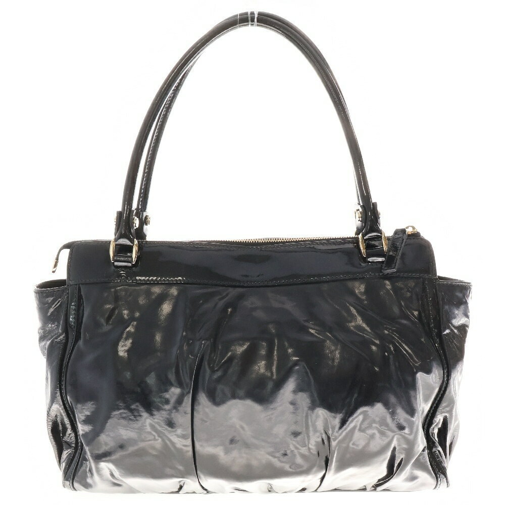 Gucci Bag Patent Black Tote Aby